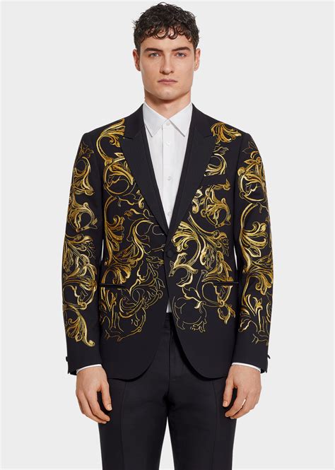 versace suits sexy men|Men's Blazer & Suits .